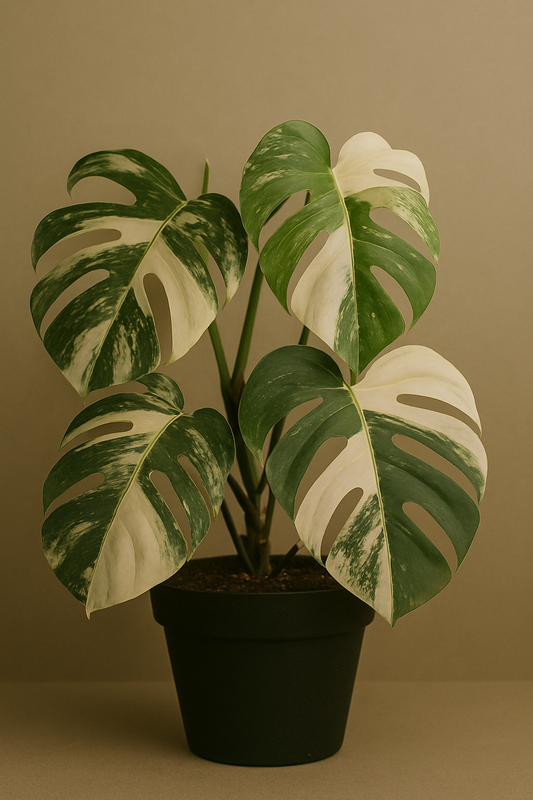 Variegated Monstera Albo White Tiger