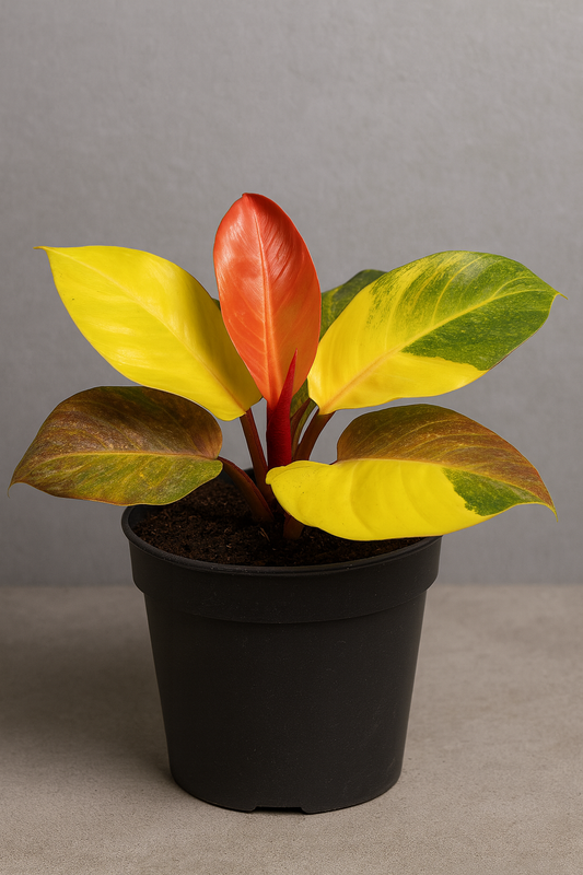 Philodendron Yellow Flame Variegated